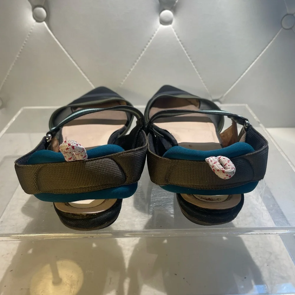 FENDI /shoes / FENDI / colibrí authentic sz 36.5 made in. Italy - Picture 10 of 16